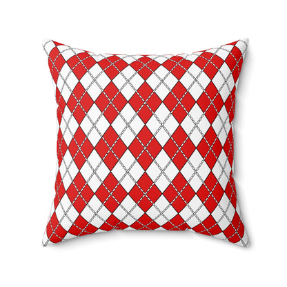 Singapore Retro Argyle Cushion Pillow