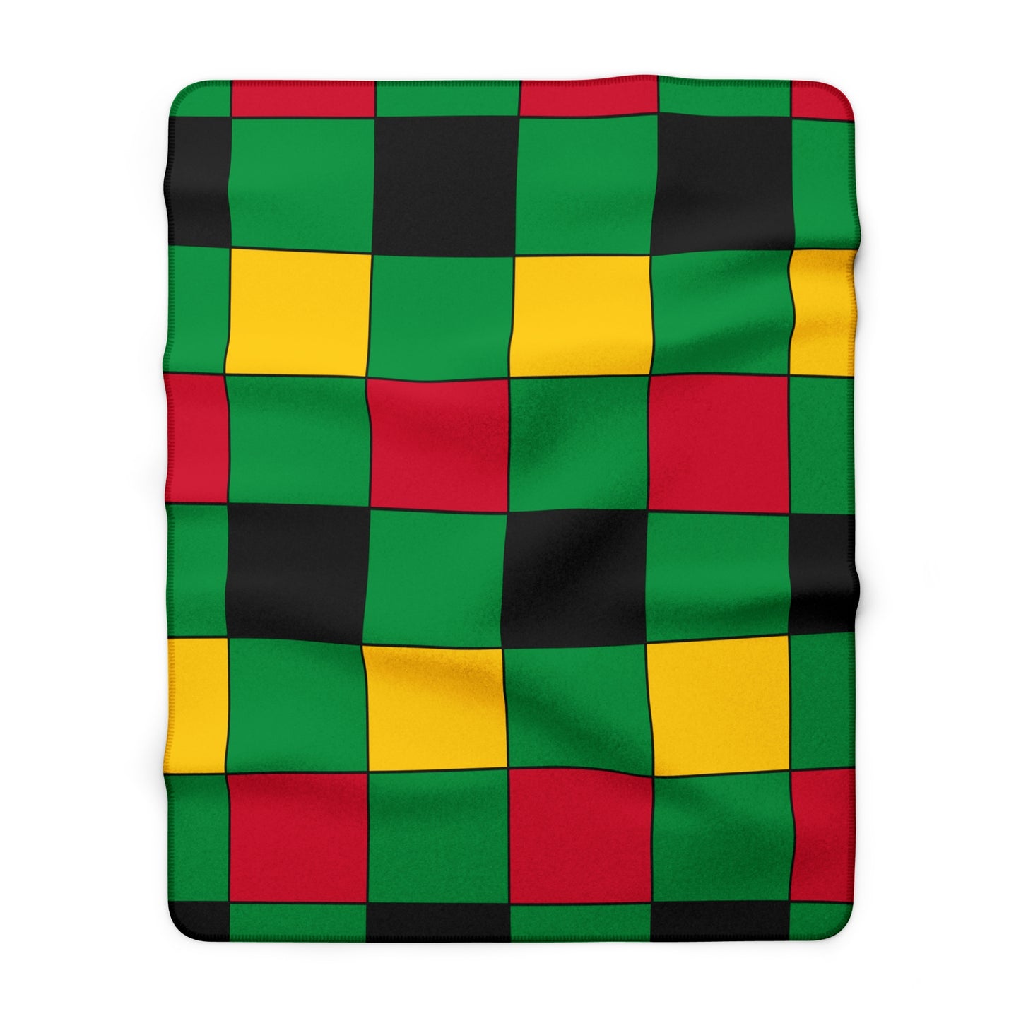 Vanuatu Retro Check Blanket Throw