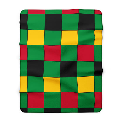 Vanuatu Retro Check Blanket Throw