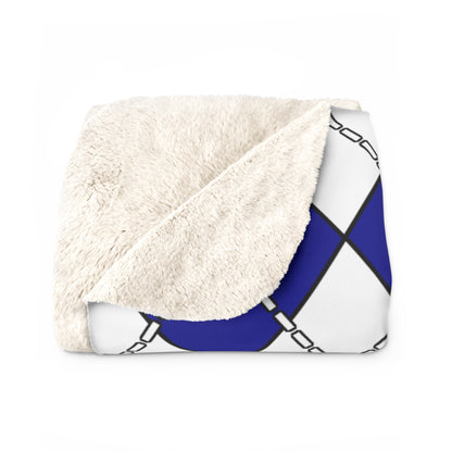 Mayotte Retro Argyle Blanket Throw