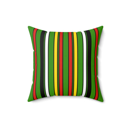 Guyana Retro Stripes Cushion Pillow