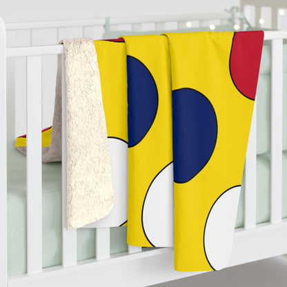 Niue Retro Polka Dots Blanket Throw
