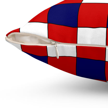 Nepal Retro Check Cushion Pillow