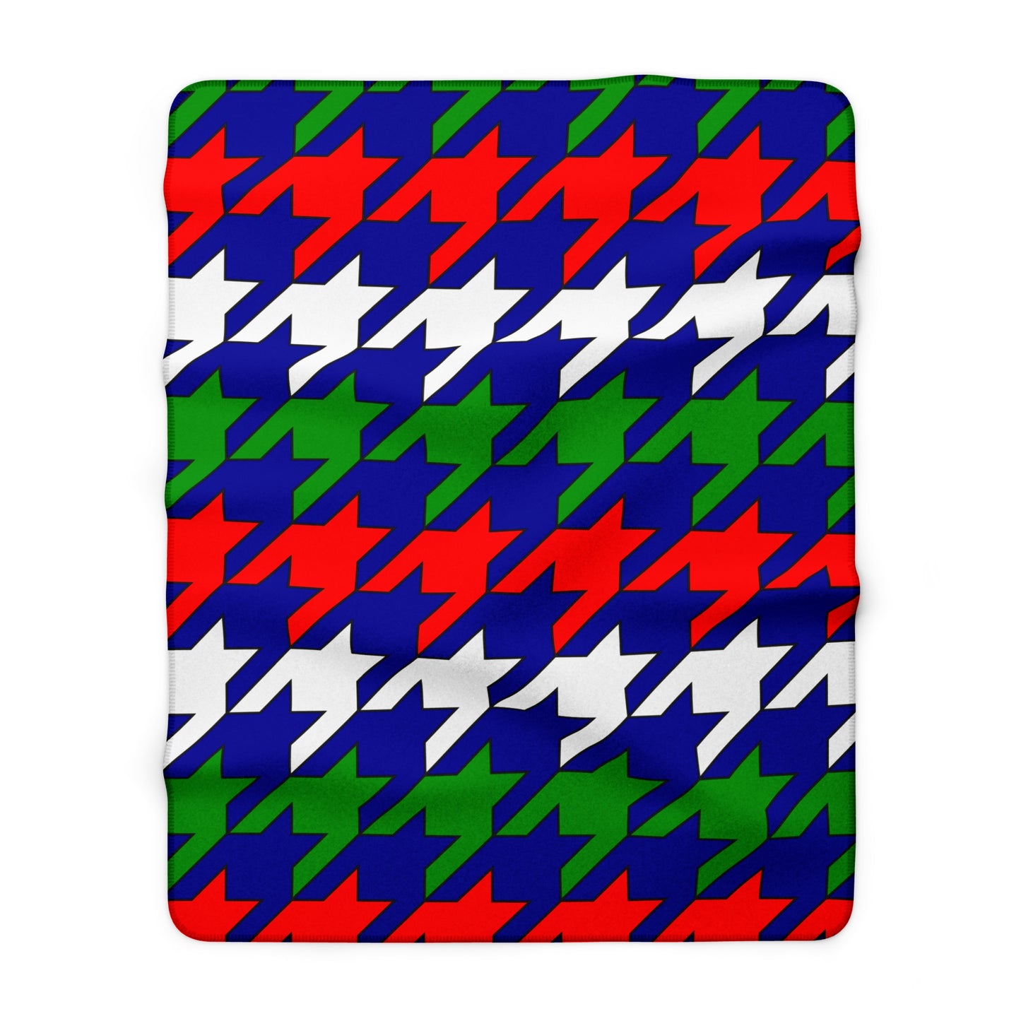 Gambia Retro Houndstooth Blanket Throw