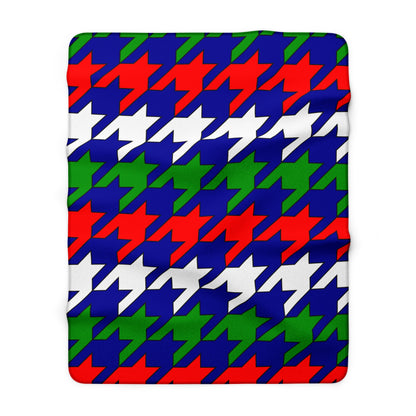 Gambia Retro Houndstooth Blanket Throw