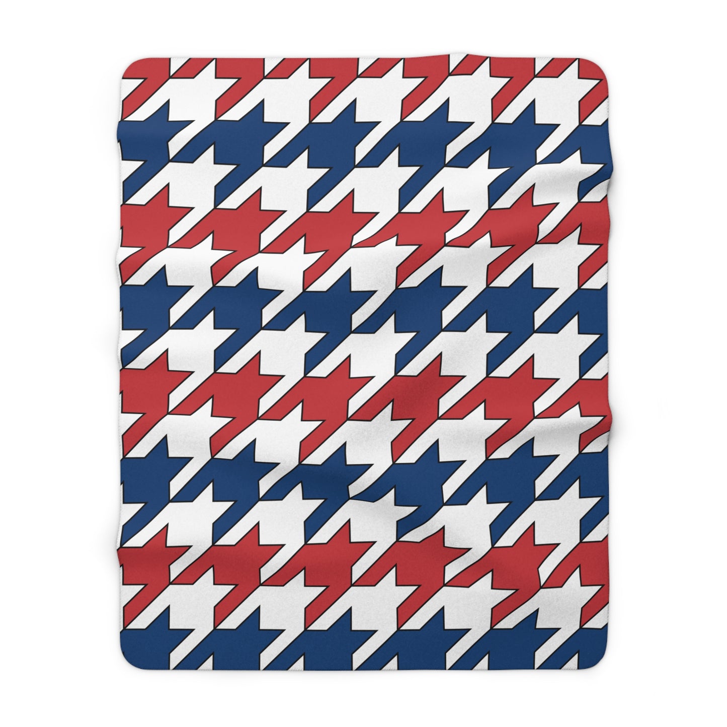 Serbia Retro Houndstooth Blanket Throw
