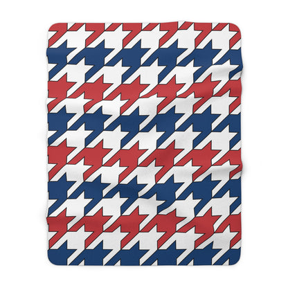 Serbia Retro Houndstooth Blanket Throw