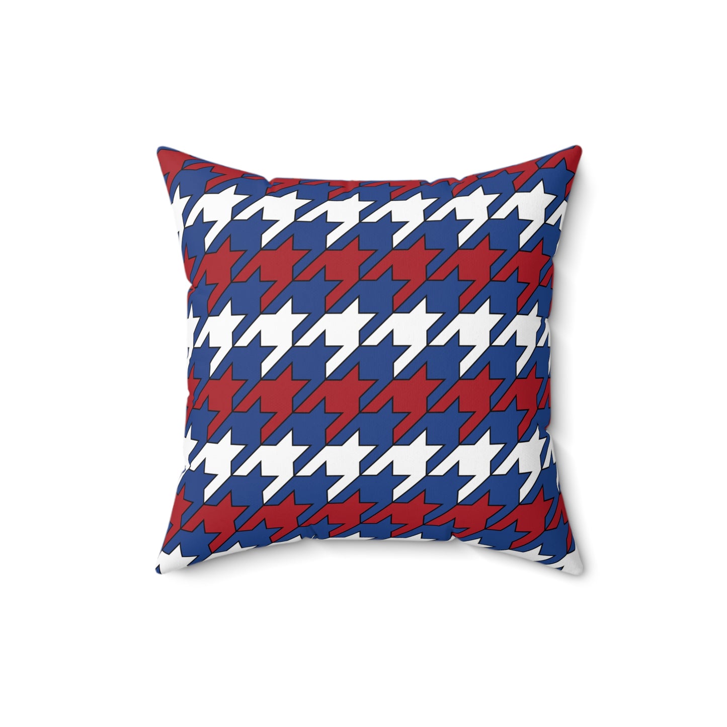 Caribbean Netherlands Retro Houndstooth Cushion Pillow