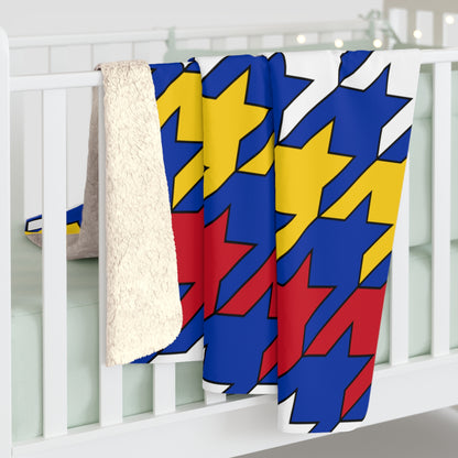 Philippines Retro Houndstooth Blanket Throw