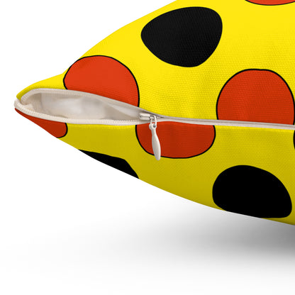 Uganda Retro Polka Dots Cushion Pillow