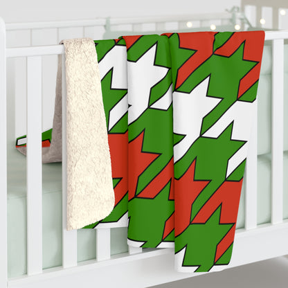 Hungary Retro Houndstooth Blanket Throw