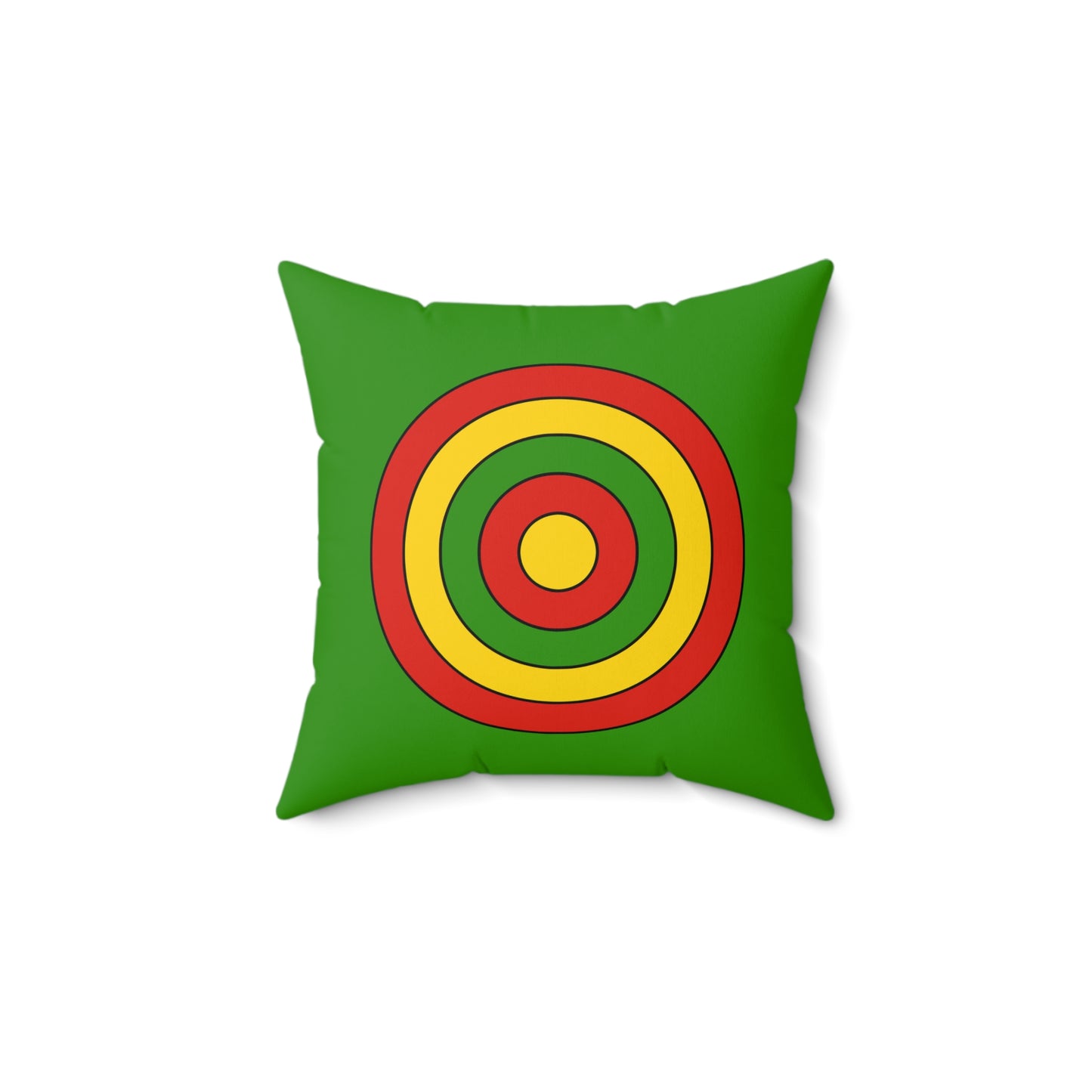 Benin Retro Target Cushion Pillow
