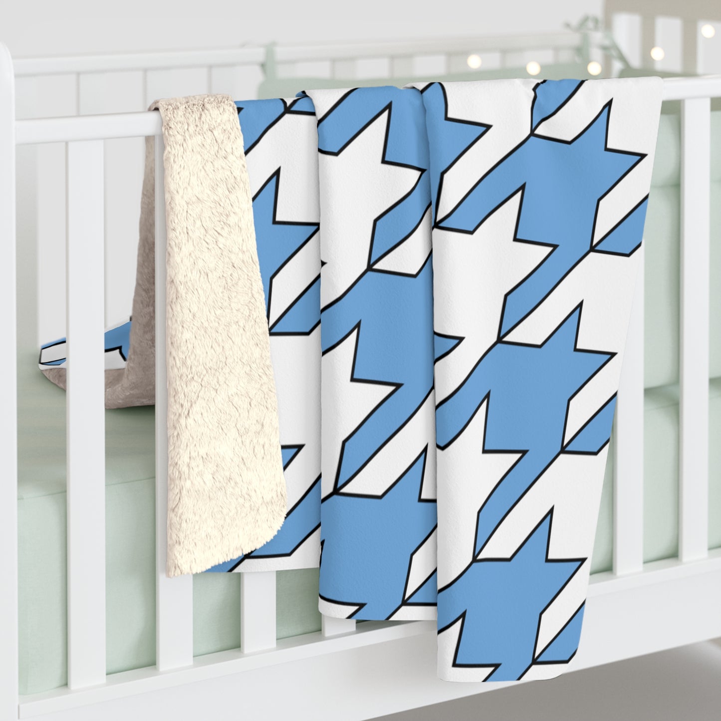 Argentina Retro Houndstooth Blanket Throw