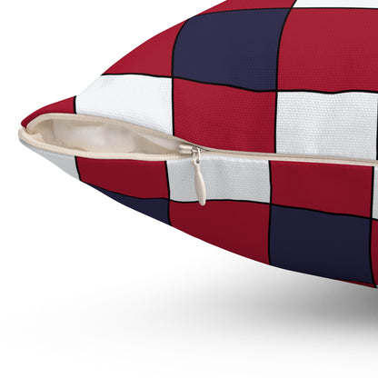 Thailand Retro Check Cushion Pillow