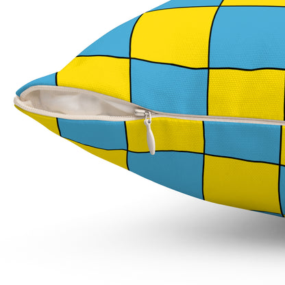 Palau Retro Check Cushion Pillow