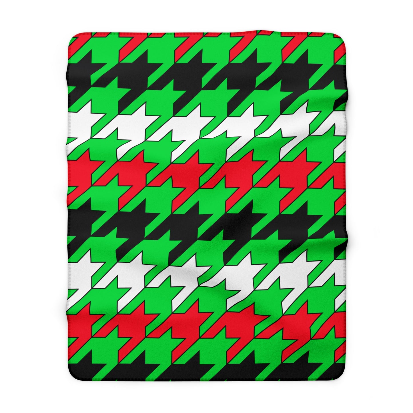 Kuwait Retro Houndstooth Blanket Throw