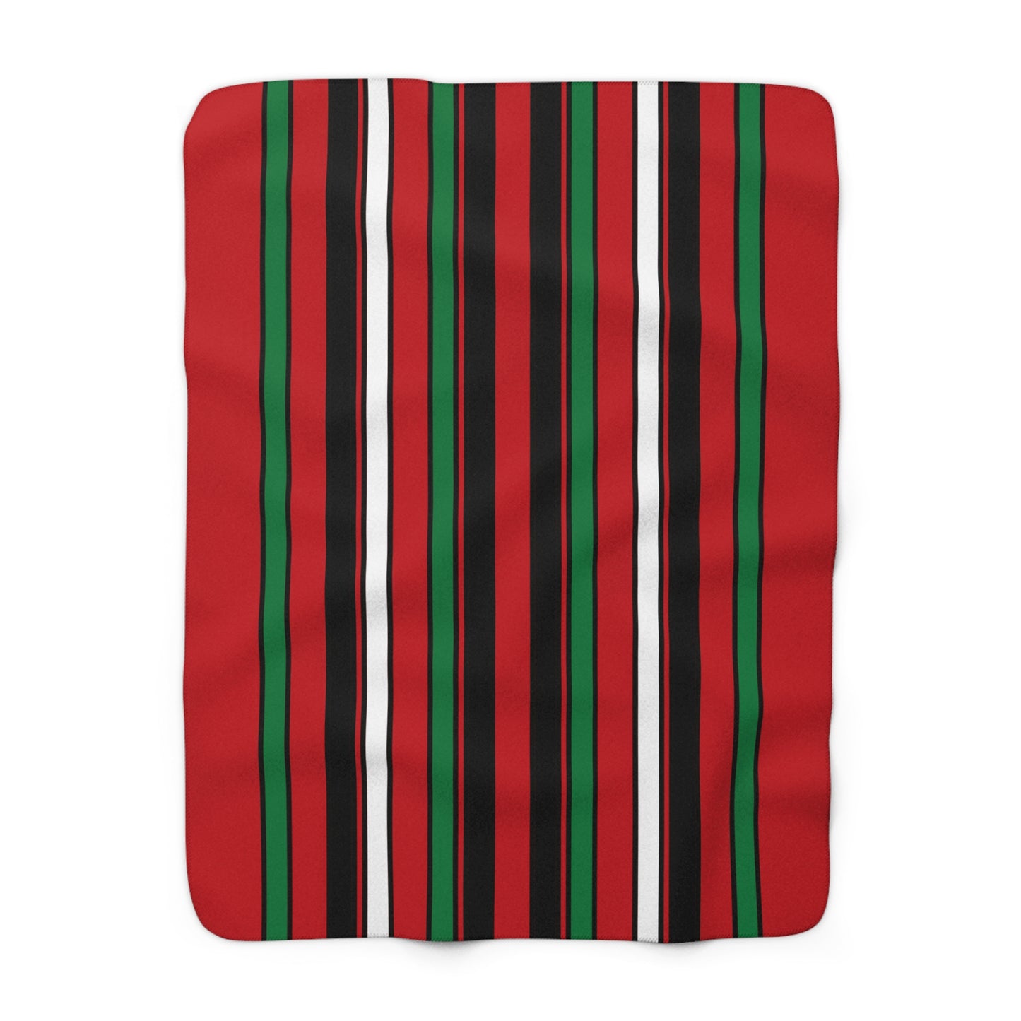 Western Sahara Retro Stripes Blanket Throw