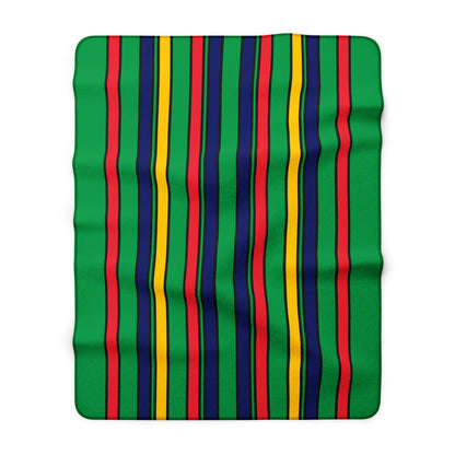 Mauritius Retro Stripes Blanket Throw