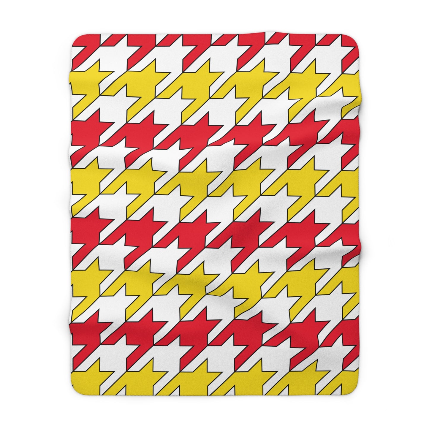 Guernsey Retro Houndstooth Blanket Throw