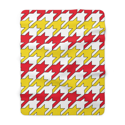 Guernsey Retro Houndstooth Blanket Throw