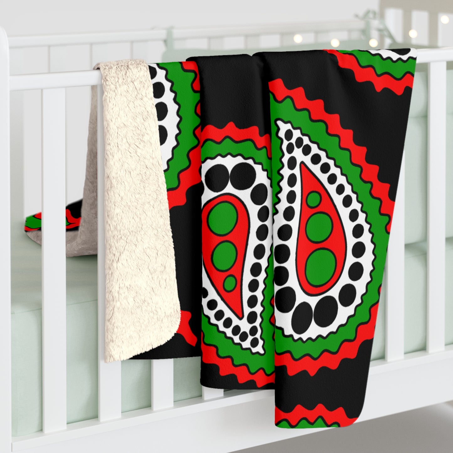 Sudan Retro Paisley Blanket Throw