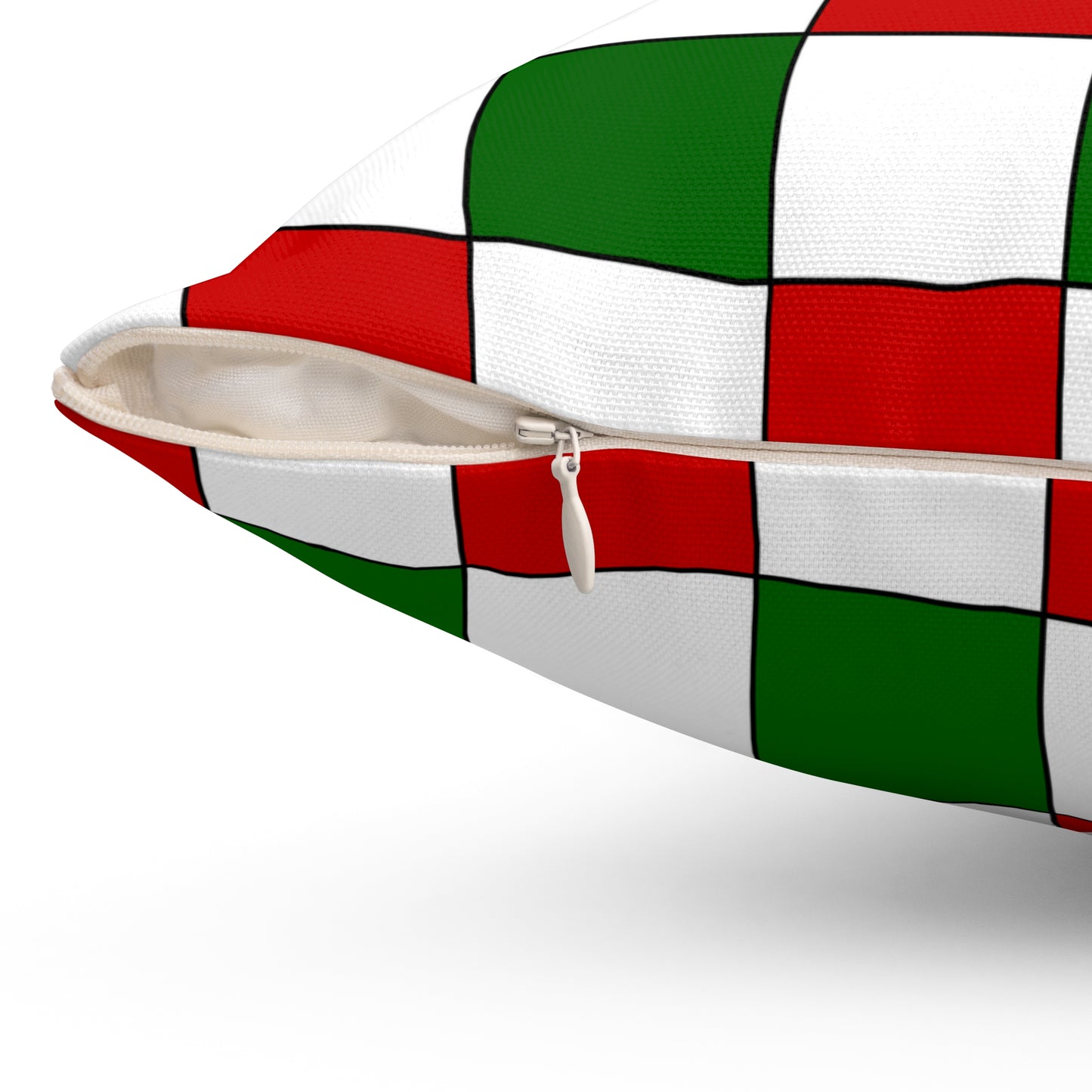 Tajikistan Retro Check Cushion Pillow