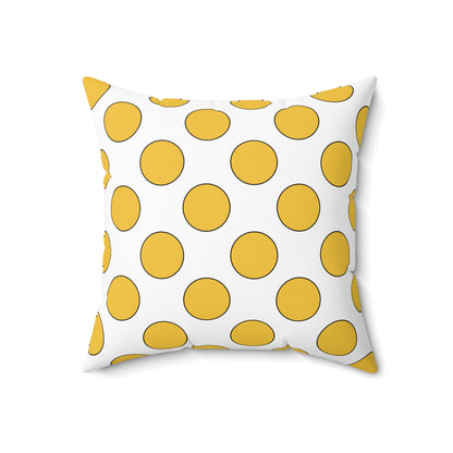 United States Virgin Islands Retro Polka Dots Cushion Pillow