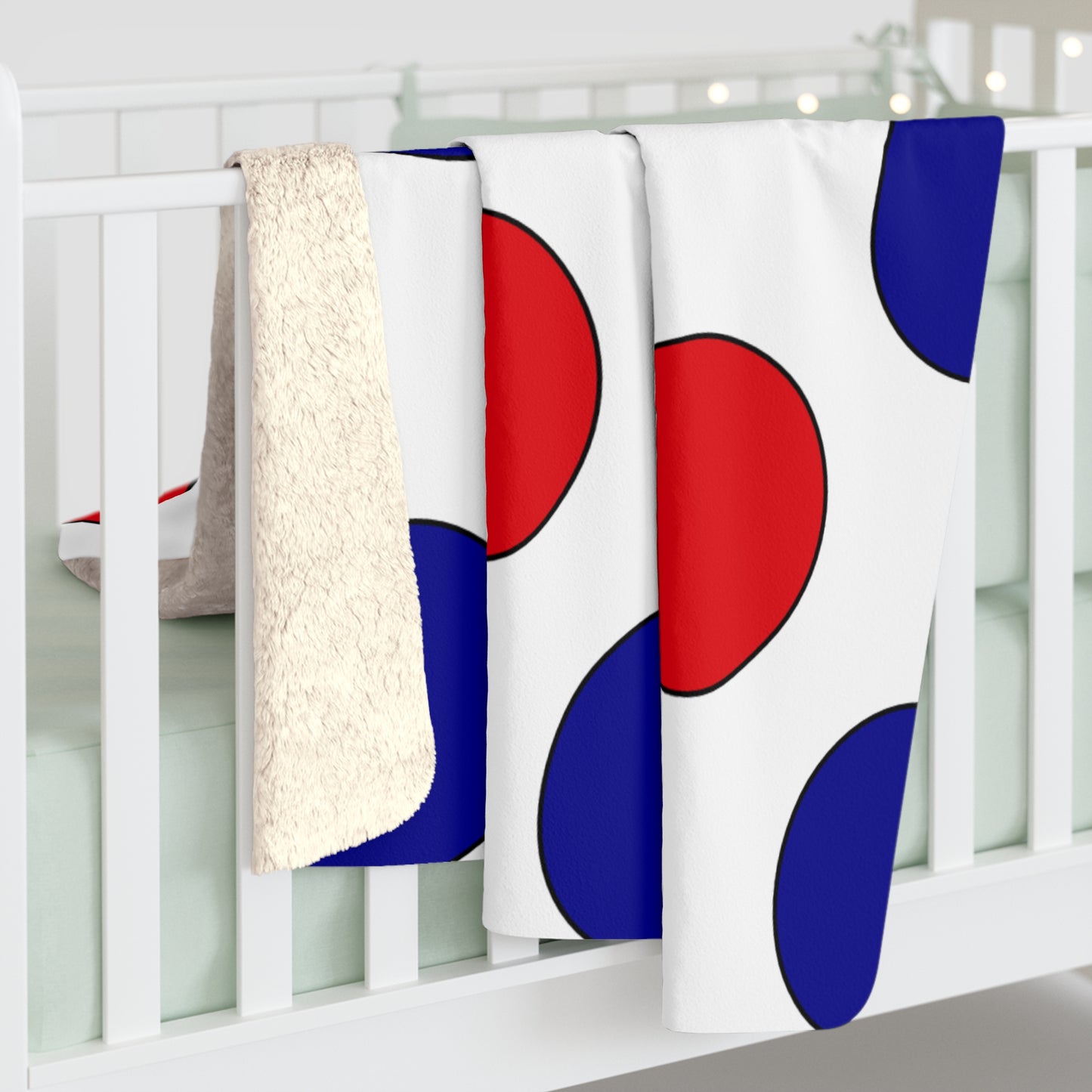 Reunion Retro Polka Dots Blanket Throw