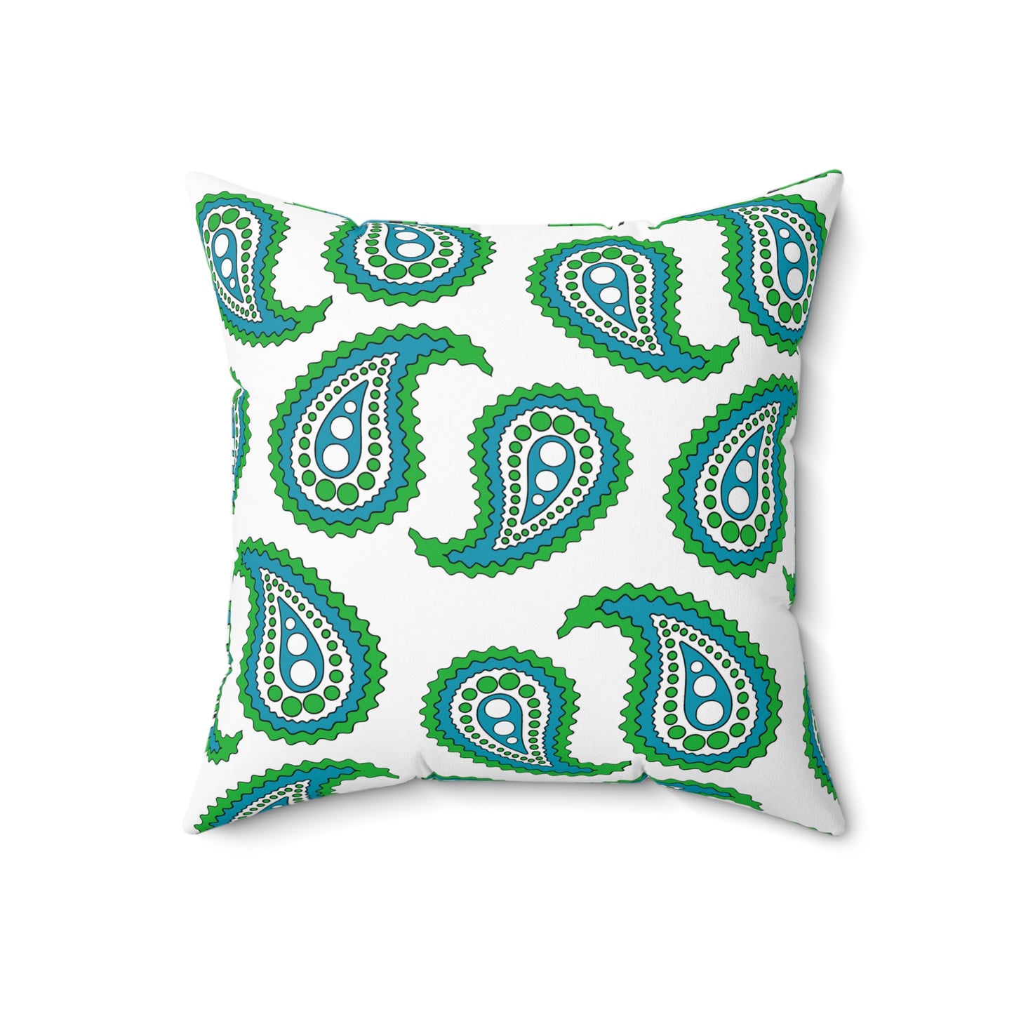 Uzbekistan Retro Paisley Cushion Pillow