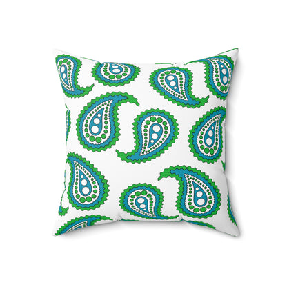 Uzbekistan Retro Paisley Cushion Pillow