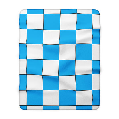 San Marino Retro Check Blanket Throw