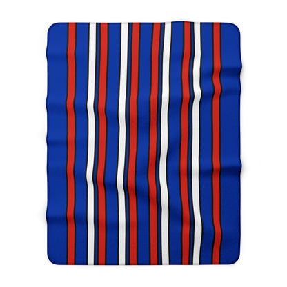Russia Retro Stripes Blanket Throw