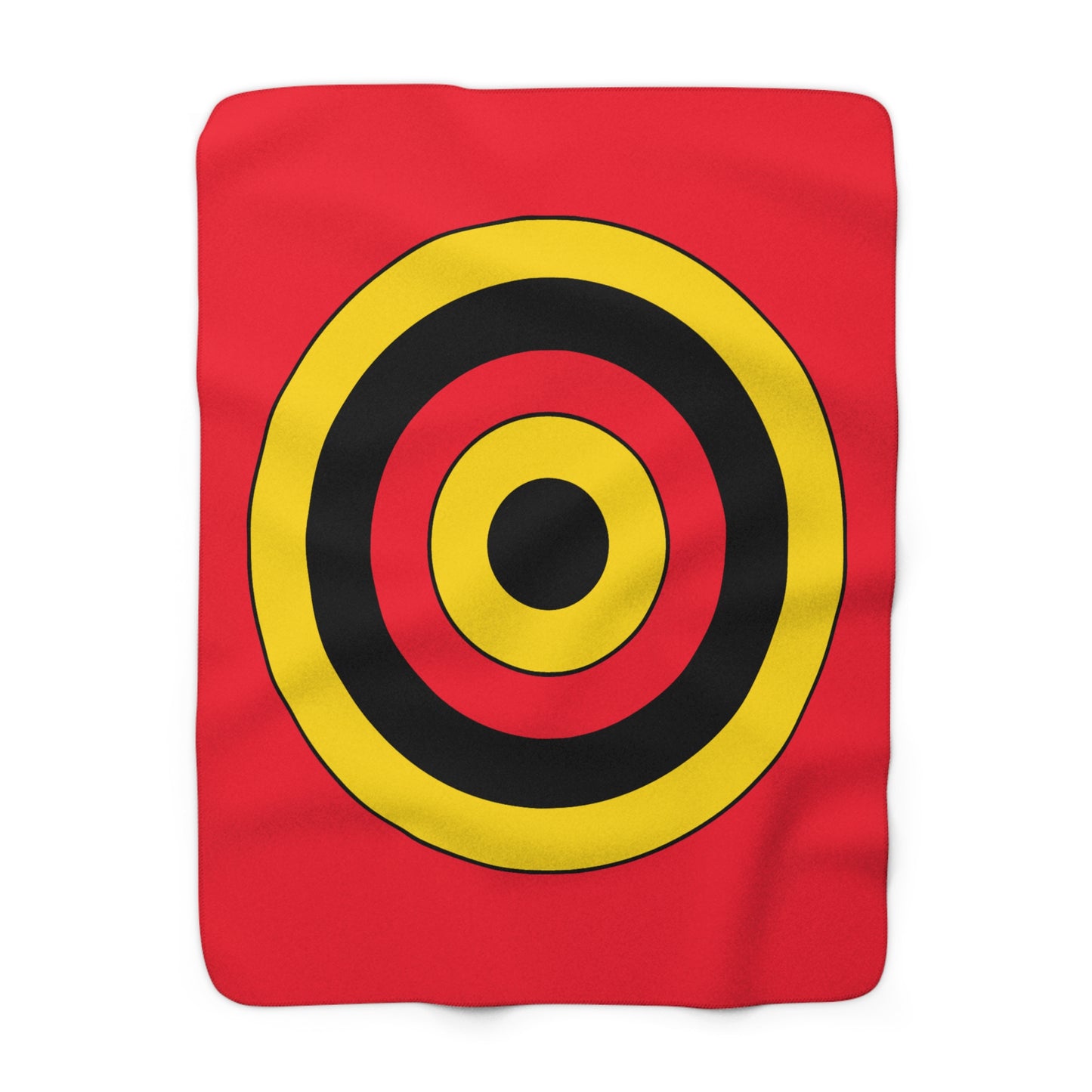 Belgium Retro Target Blanket Throw