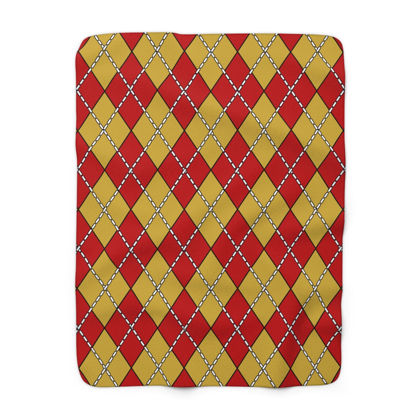 Montenegro Retro Argyle Blanket Throw