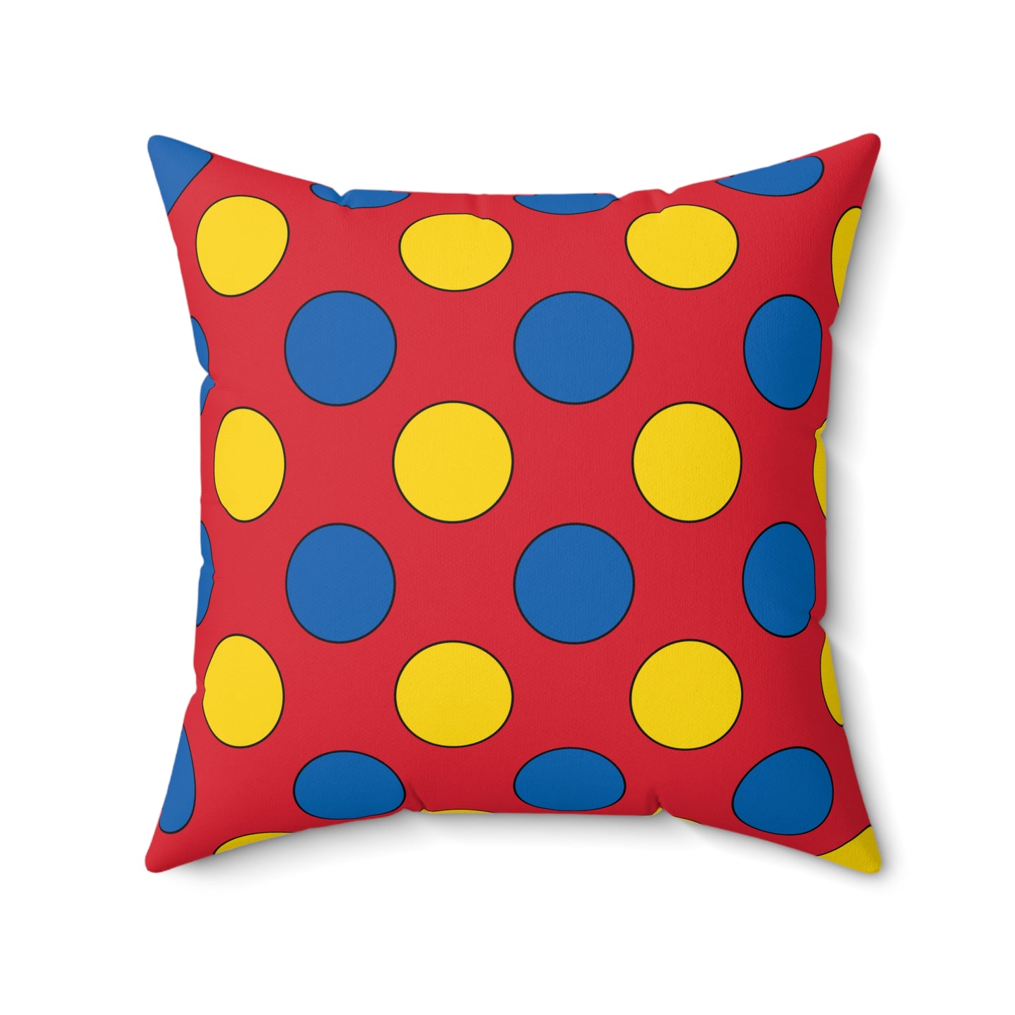 Mongolia Retro Polka Dots Cushion Pillow