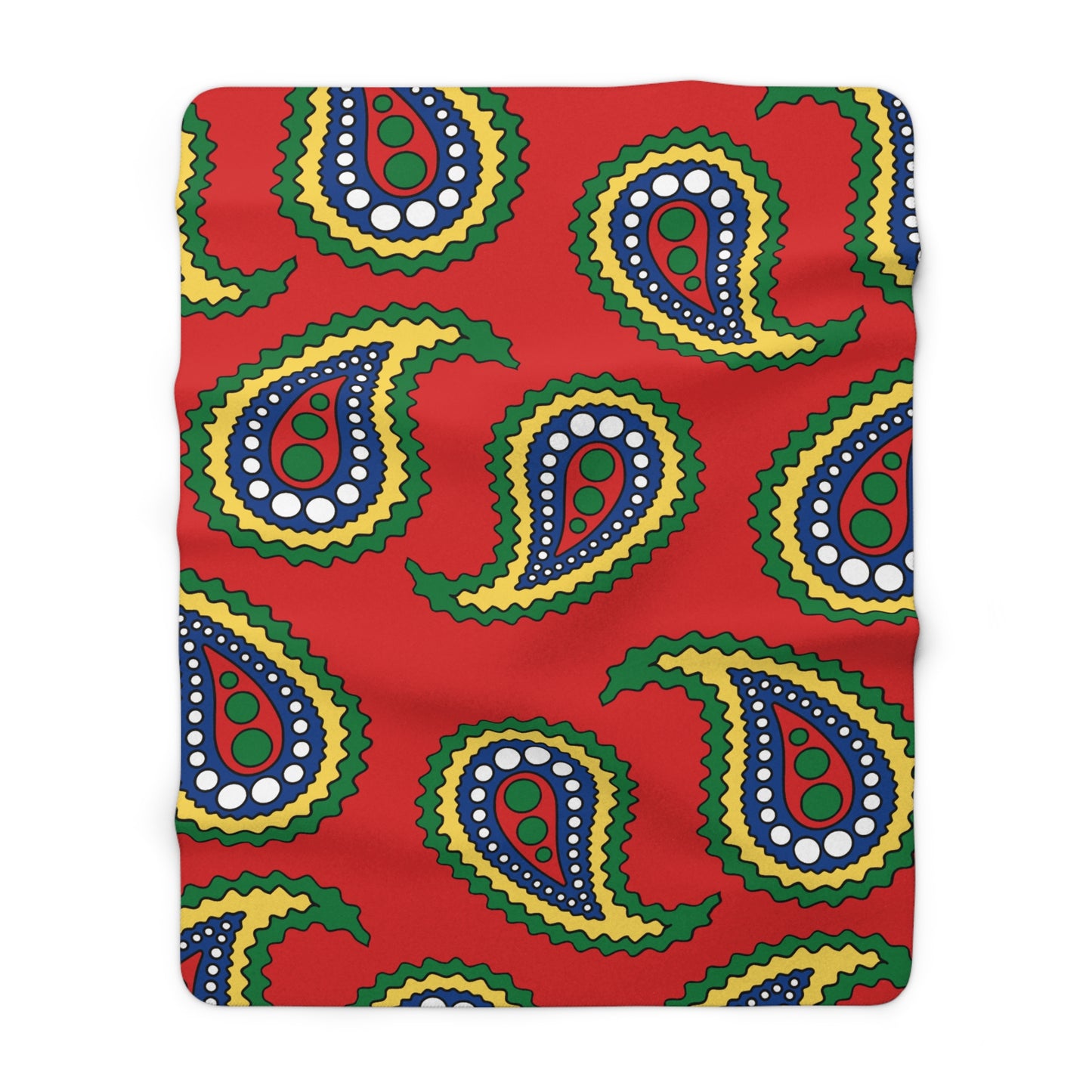 Seychelles Retro Paisley Blanket Throw