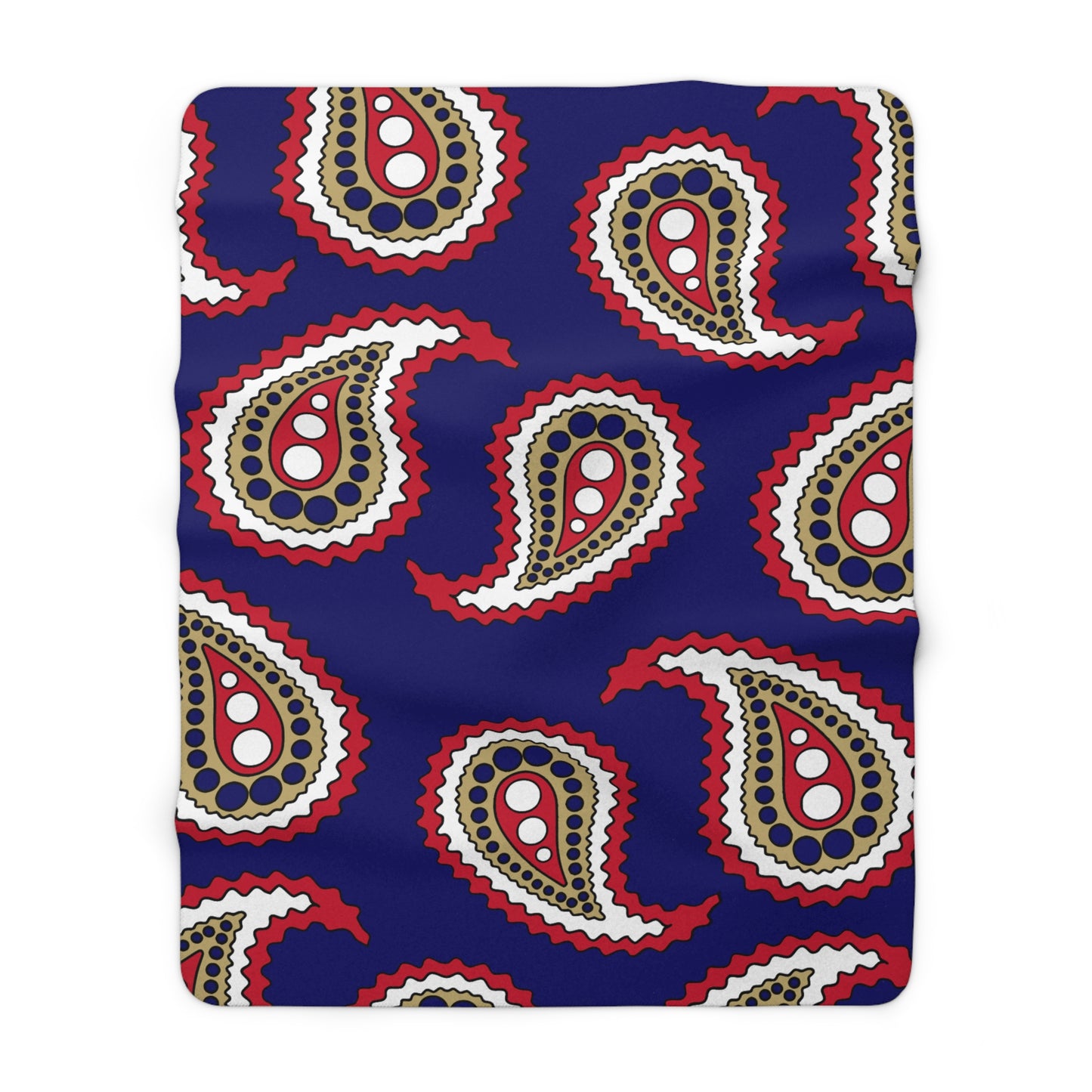 Saint Helena Retro Paisley Blanket Throw