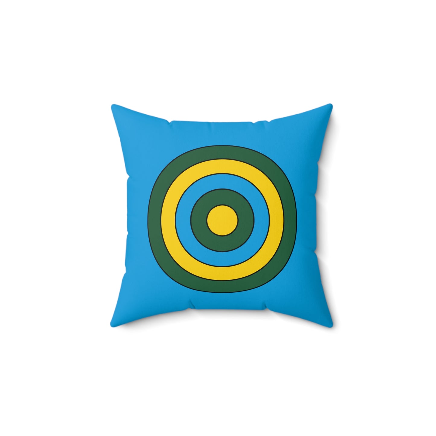 Rwanda Retro Target Cushion Pillow