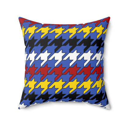 Eswatini Retro Houndstooth Cushion Pillow