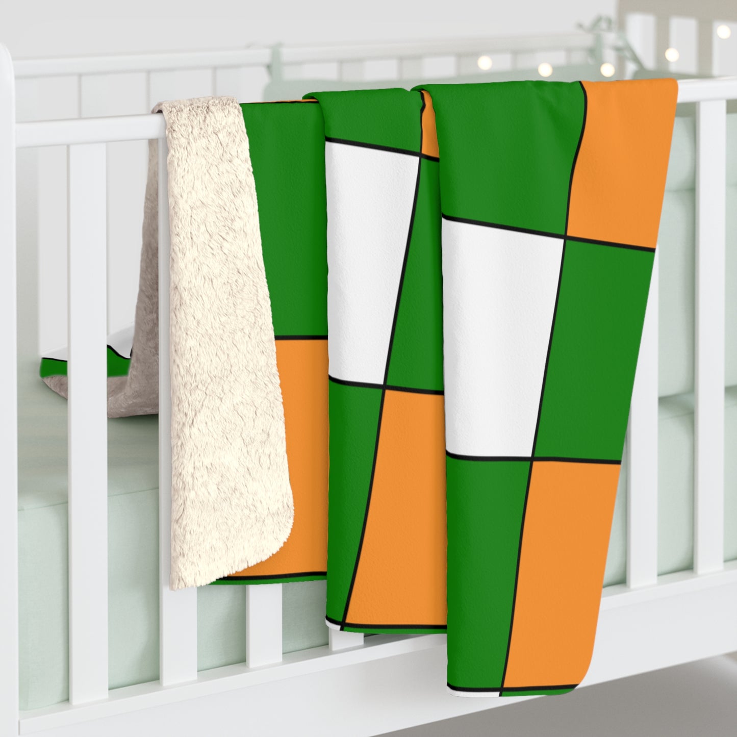 India Retro Check Blanket Throw