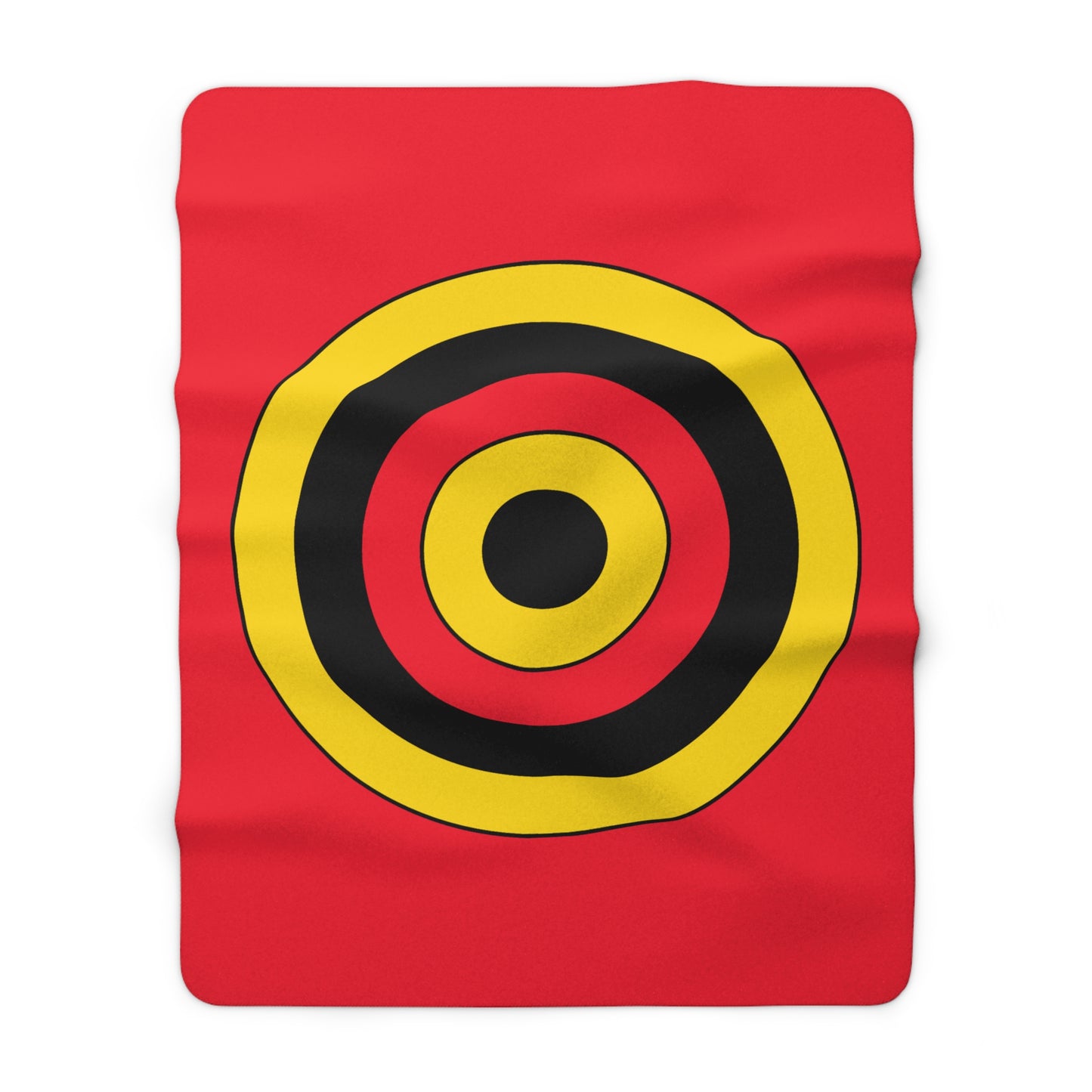Belgium Retro Target Blanket Throw