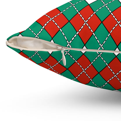 Bulgaria Retro Argyle Cushion Pillow