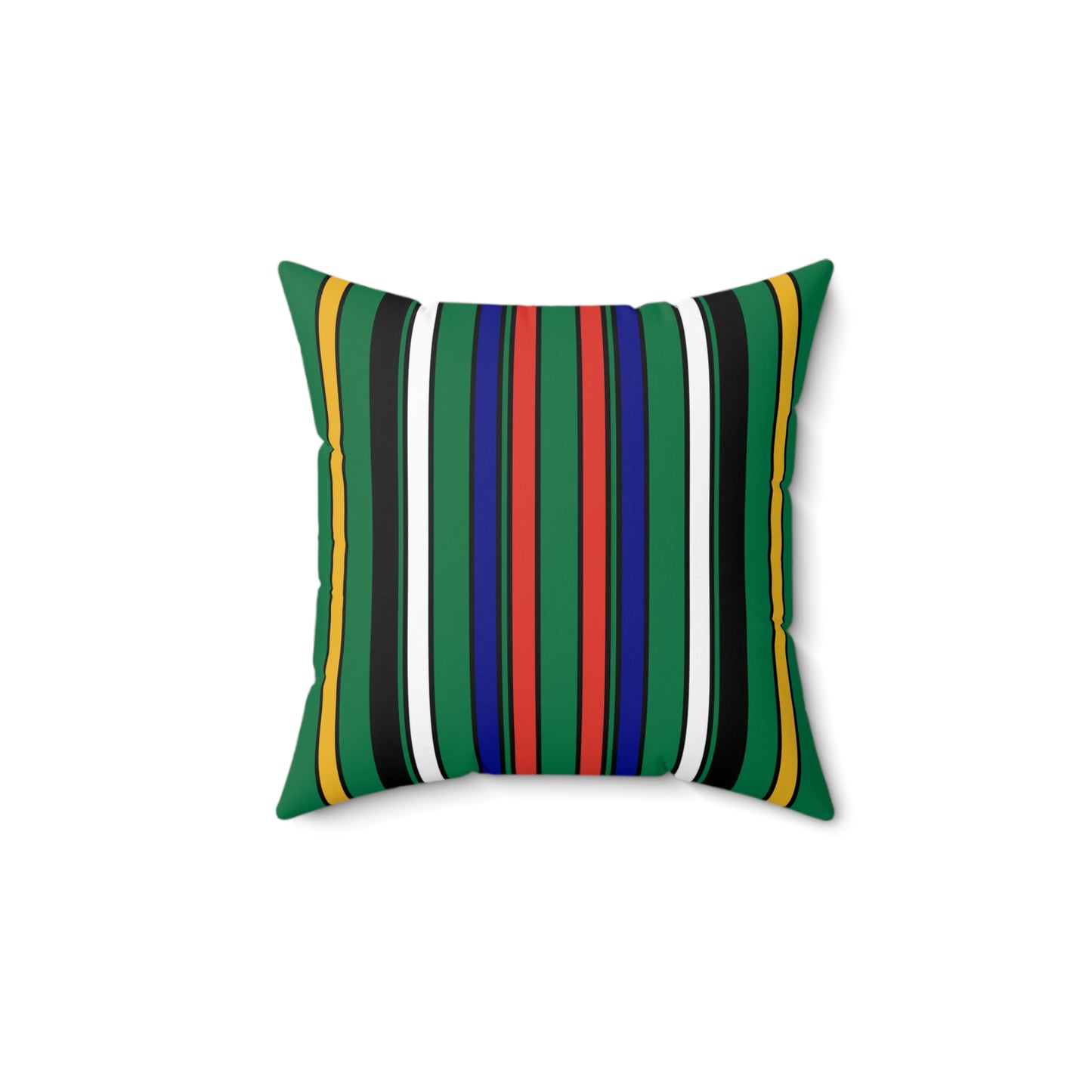 South Africa Retro Stripes Cushion Pillow