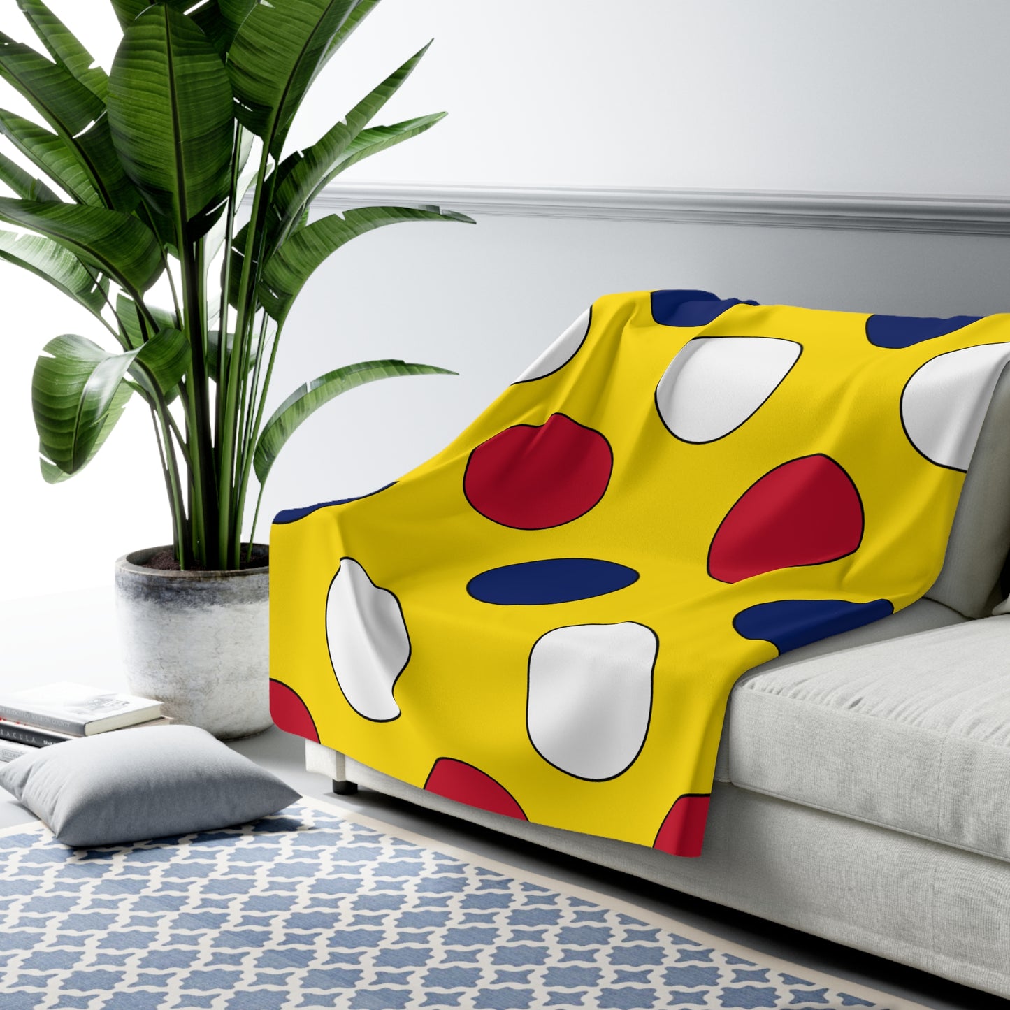Niue Retro Polka Dots Blanket Throw