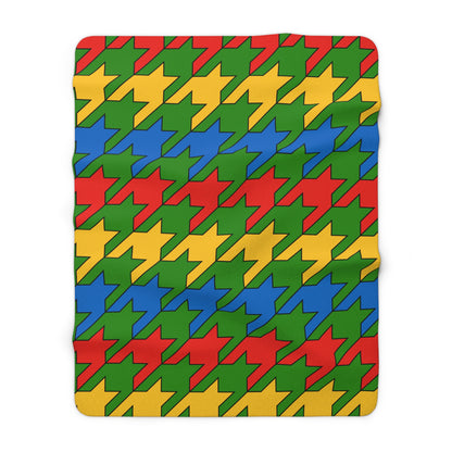 Ethiopia Retro Houndstooth Blanket Throw