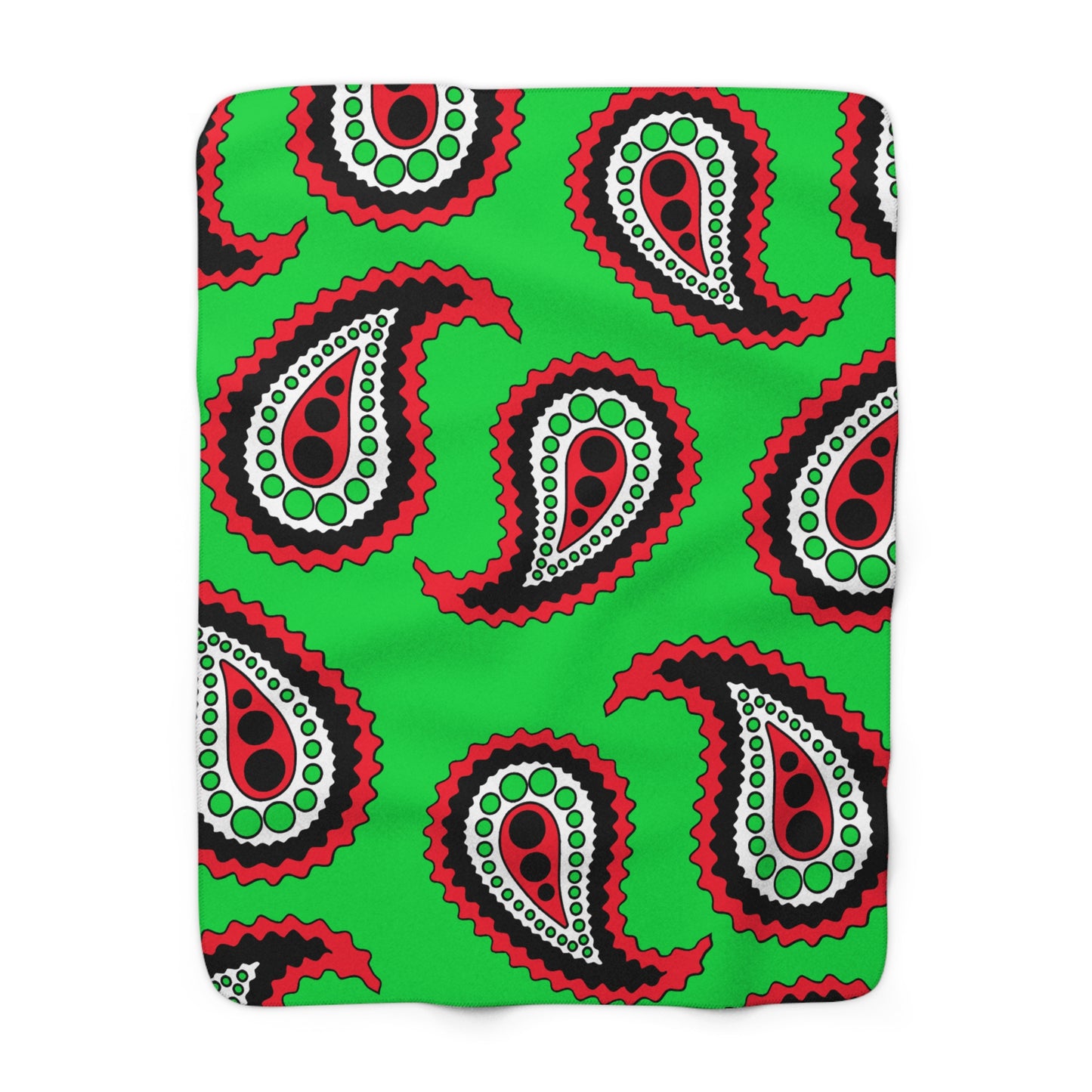 Kuwait Retro Paisley Blanket Throw