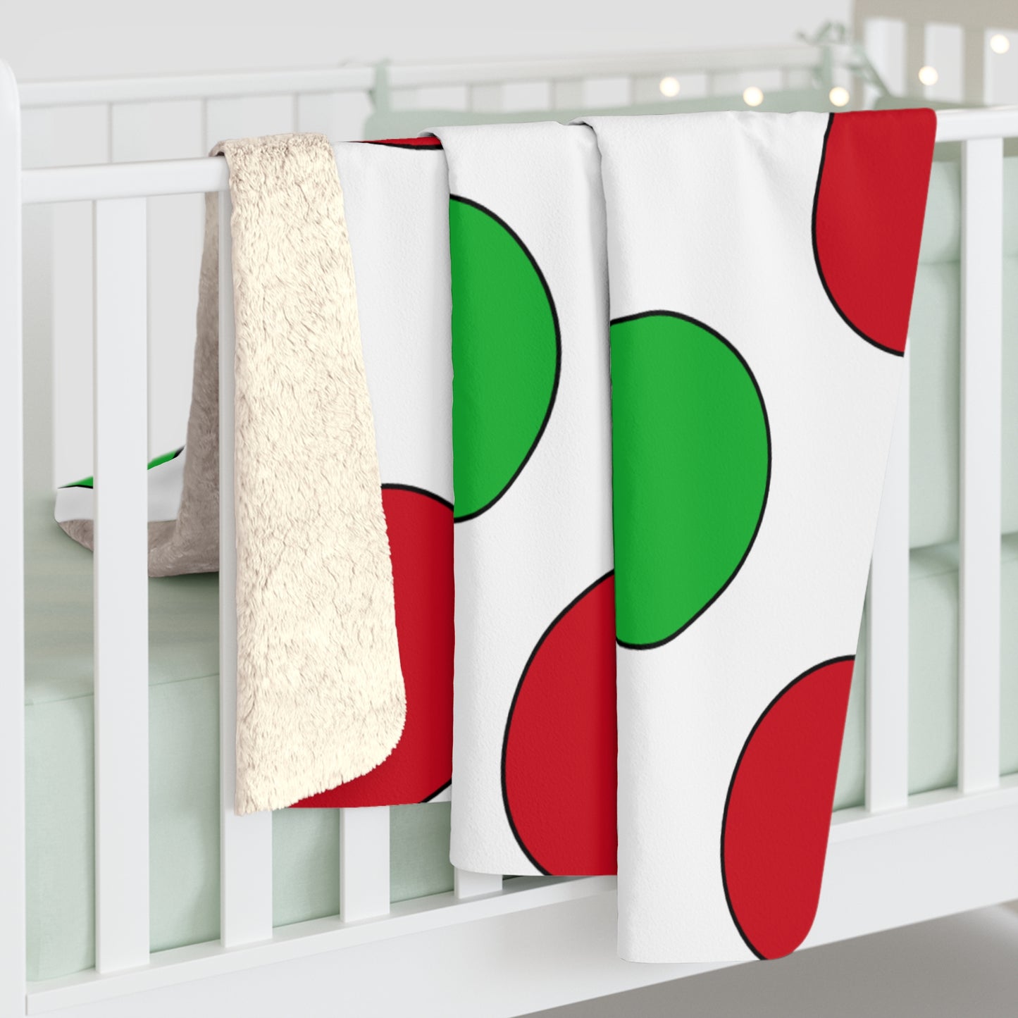 Burundi Retro Polka Dots Blanket Throw