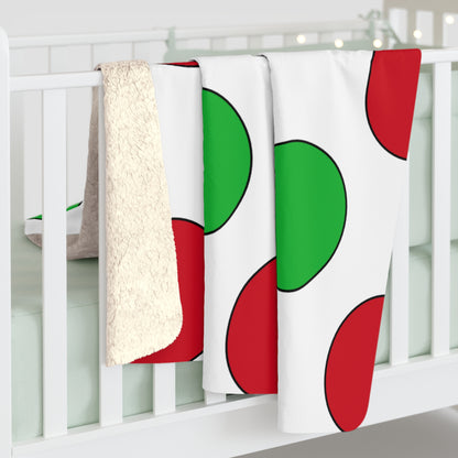 Burundi Retro Polka Dots Blanket Throw