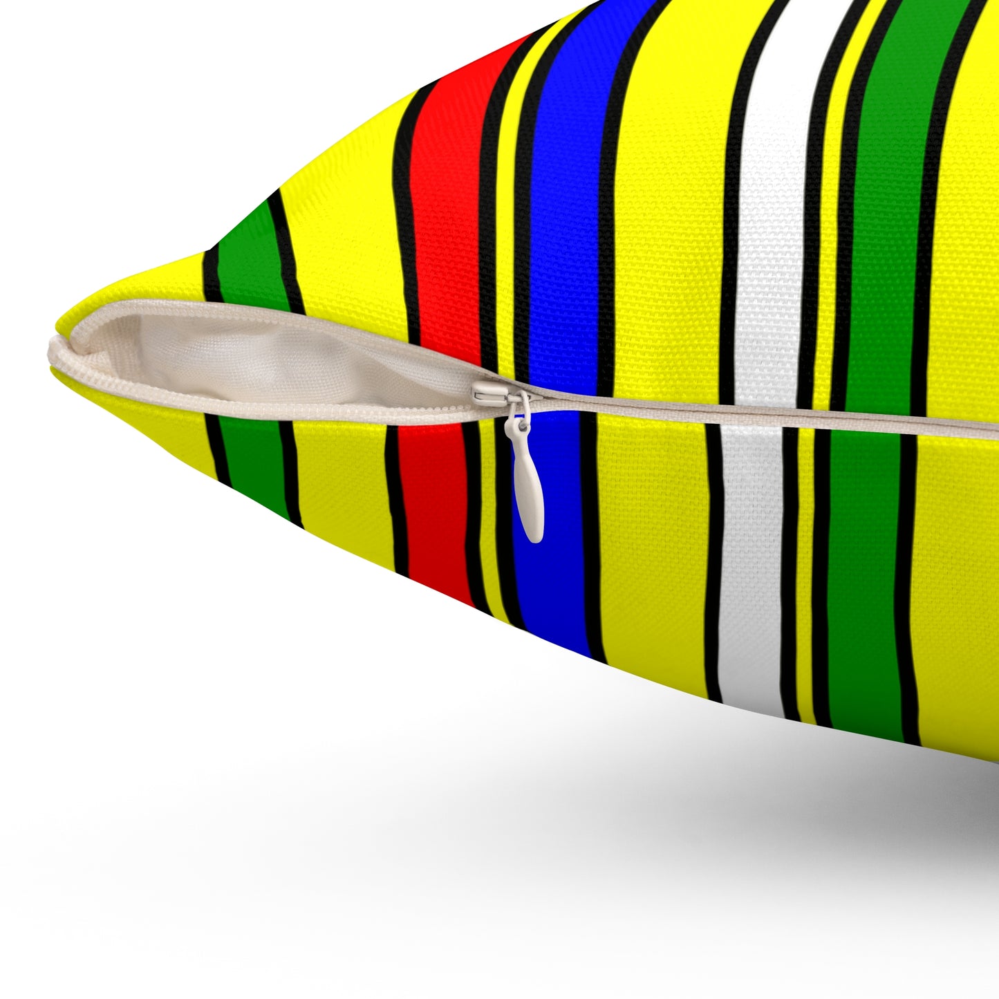 Central African Republic Retro Stripes Cushion Pillow