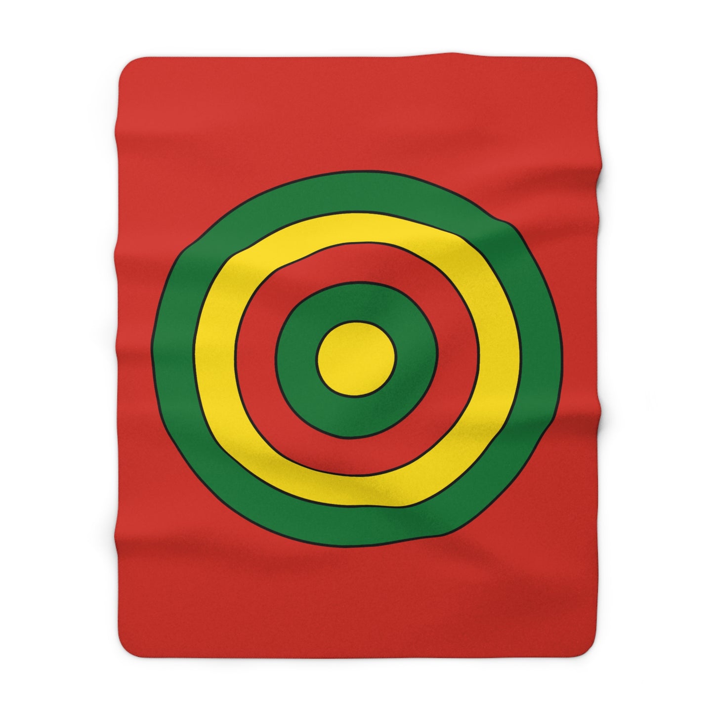 Bolivia Retro Target Blanket Throw